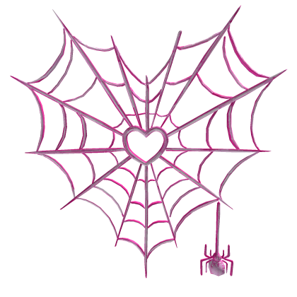 pink spiderweb fabric