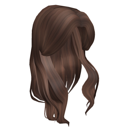 Voluminous Wavy Brown Hair Roblox item