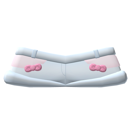♡ cute blue denim shorts... with bows !! Roblox item