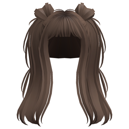 Long Cute Sailor Anime Twintails (Light Brown)  Roblox item