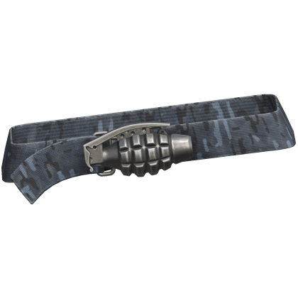 Y2k Grunge Grenade Belt Gray Camo 3.0 Roblox item