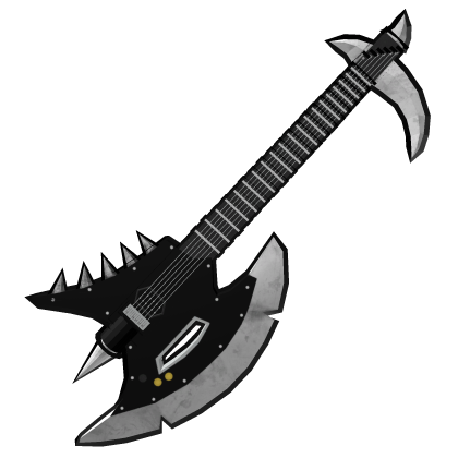 Black Battle Guitar Axe