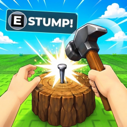 🔨Stump Duel: Hammer Nail