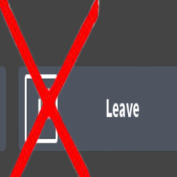 You can't leave the game (UPDATE)