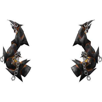 Orange Chained Black Horns
