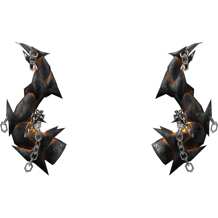 Orange Chained Black Horns