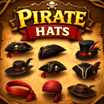 Pirate Hats Made By Zelgraz 