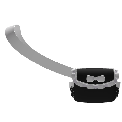 ⛧ black cute bow crossbody.ᐟ Roblox item