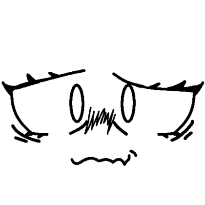 Nulli (Forsaken) Face - First Life: Injured Roblox decal