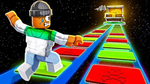 🌈 Rainbow Parkour Obby