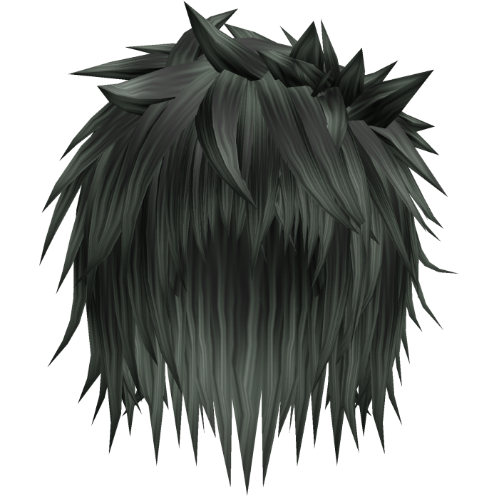green emo spiky messy vampire punk anime hair