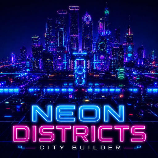 Neon Districts: City Builder icon