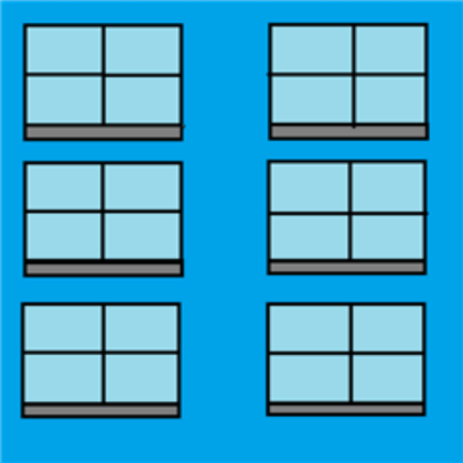 Window(For blue building) Roblox decal
