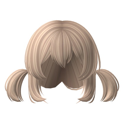 Cute Outgoing Girl Mini Pigtails in Blonde Roblox item