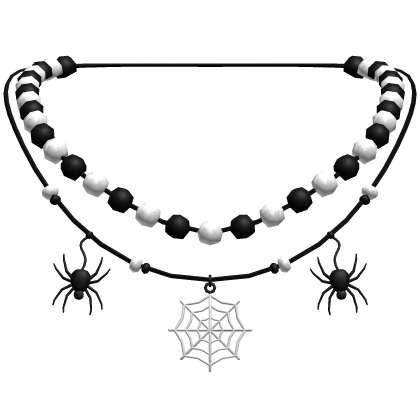 Y2K Layered Spider Necklace 🕸️