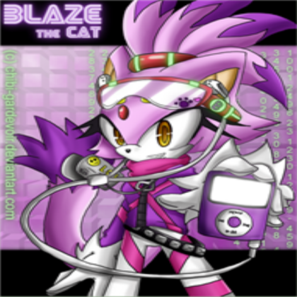 Blaze the Cat Roblox decal