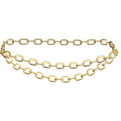 Layered Gold Waist Chain Roblox item