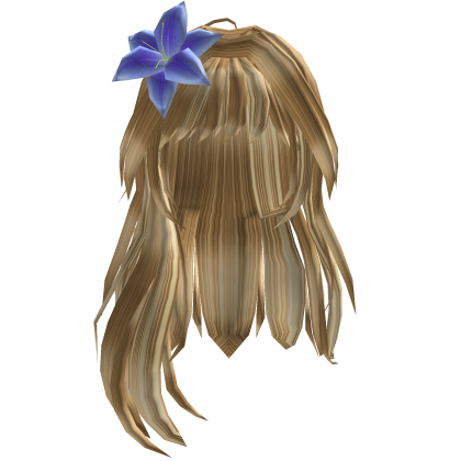 Blonde Floral Hair Roblox item
