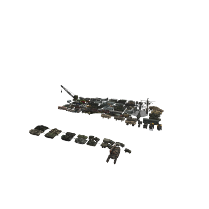 Military vehicles mesh pack
