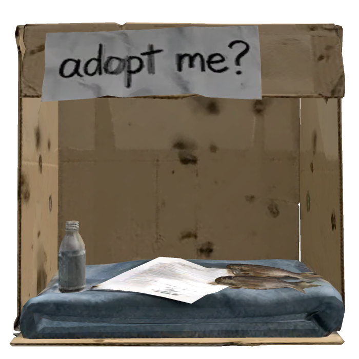 Adopt Me cardboard box