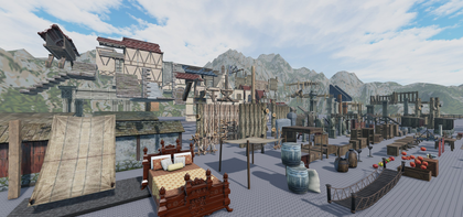 Medieval Furniture Assets Pack preview 3