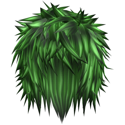 neon green gothic messy emo boy hair