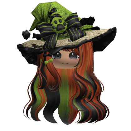 Zombie Kawaii Witch Halloween Hair
