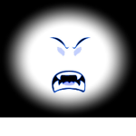 Darkness surrounding the light