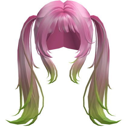 Mitsuri Pink Green Cutesy Pigtails Roblox item