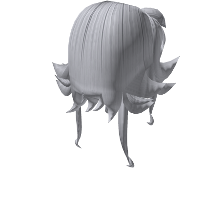 Cyn Cute White hair w/low ponytails Murder Drones Roblox item