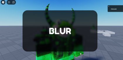 Blur Effect | For GUI preview 1