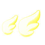Cartoon Golden Wings