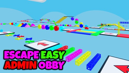 Easy FREE ADMIN Obby Escape!