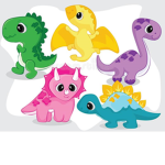 Sleeping Dino squad.