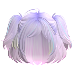 Short Anime Bob w/ Magical Pigtails (Purple/Pink)