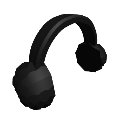 Fluffy Earmuffs In Black