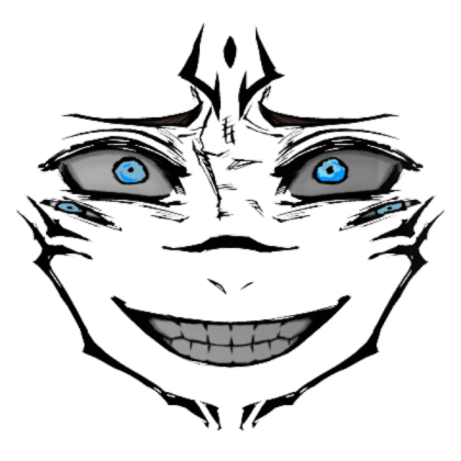 cursed energy face Roblox decal