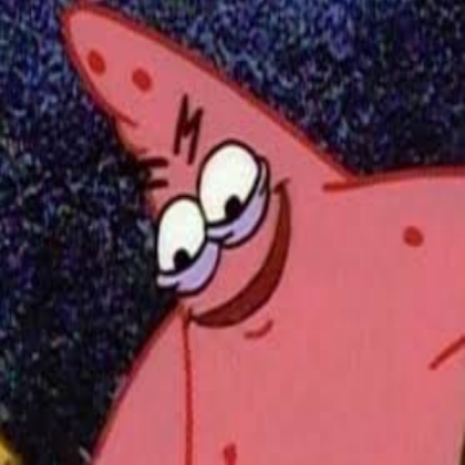 Patrick Evil Meme Roblox decal