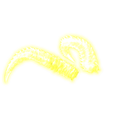 Glowing Demon Horns (Emissive) - Bright Gold