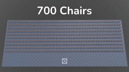 700 Chairs for 700 Players