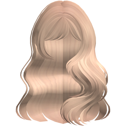 Long Wavy Layered Blowout in Blonde