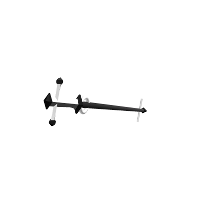 Handable Black staff crucifix