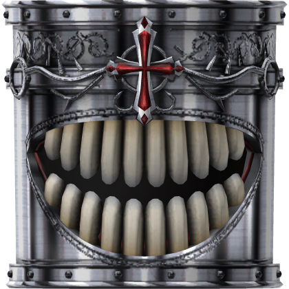 Gothic Grin Helmet Visor Up – Halloween