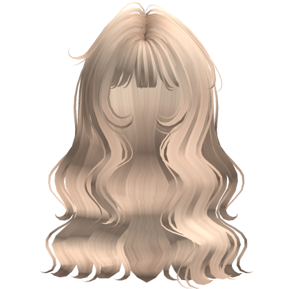 Blonde Kawaii Hime Wavy Hair Roblox item