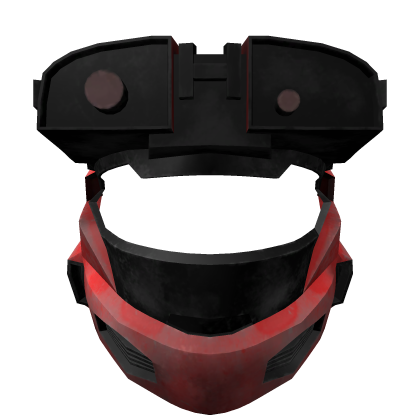 Augmented Soldier's Red Sniper Helmet