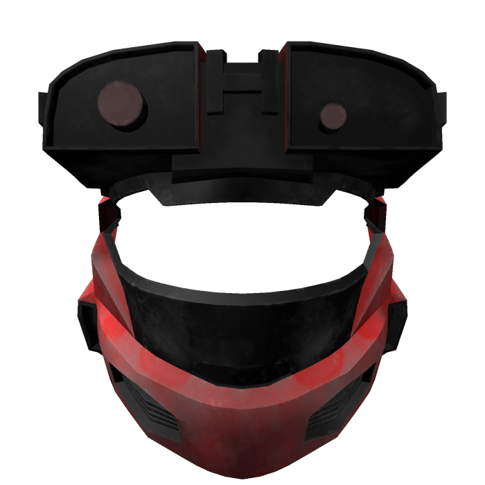 Augmented Soldier's Red Sniper Helmet
