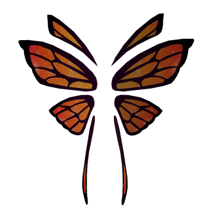 Color changing wings - red