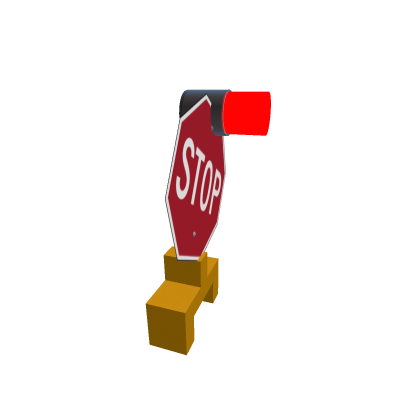 Emg stop Sign ( Train tracks )