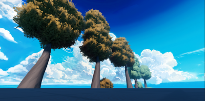 Roblox Stylized Anime Trees Nature Asset Pack preview 1