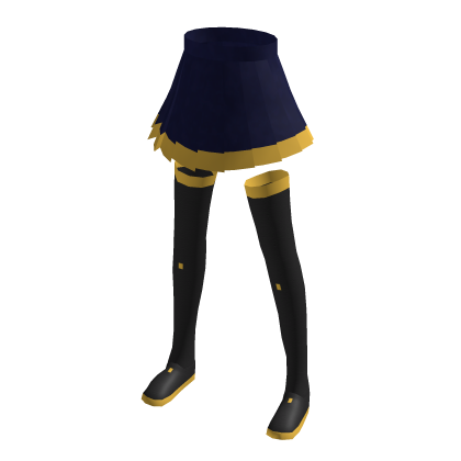 pop star skirt dark blue/yellow